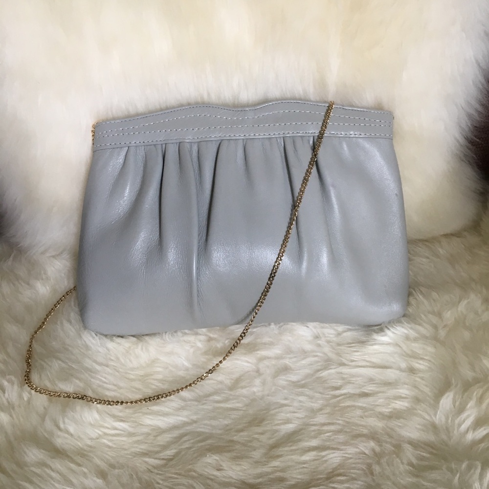* VINTAGE * Gray Clutch